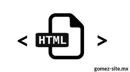 ¿Qué es HTML? blog gomez-ste